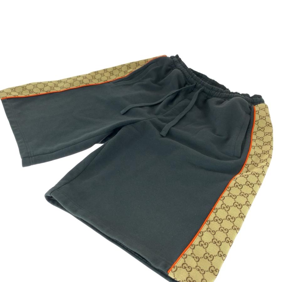 美品 GUCCI グッチ GGインサート サイズL ブラック ダークグレー コットン 770795 ショートパンツ ハーフパンツ メンズ 604369 | GUCCI | 06