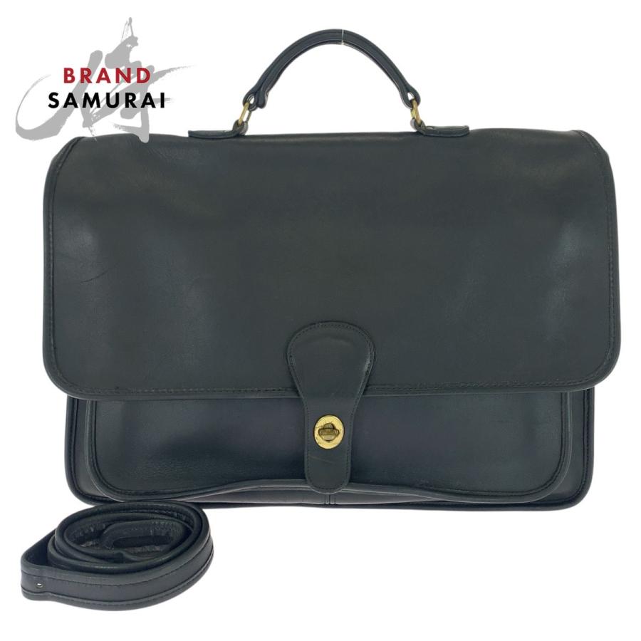 COACH コーチ ヴィンテージ メトロポリタン ２way プラダを着た悪魔2 ブラック 黒 ゴールド金具 レザー 213 ビジネスバッグ 604394 | COACH