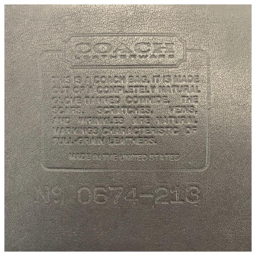 COACH コーチ ヴィンテージ メトロポリタン ２way プラダを着た悪魔2 ブラック 黒 ゴールド金具 レザー 213 ビジネスバッグ 604394 | COACH | 03
