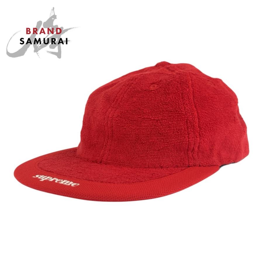 Supreme（シュプリーム） 超美品 Terry Visor Logo 6-Panel レッド