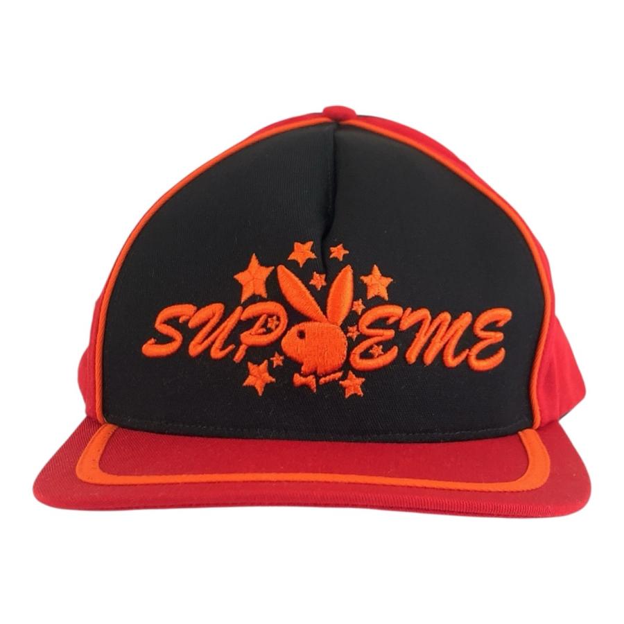 Supreme（シュプリーム） 超美品 Playboy 5-Panel レッド ブラック