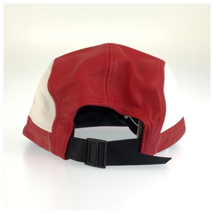 Supreme（シュプリーム） 超美品 2-Tone Leather Camp Cap レッド