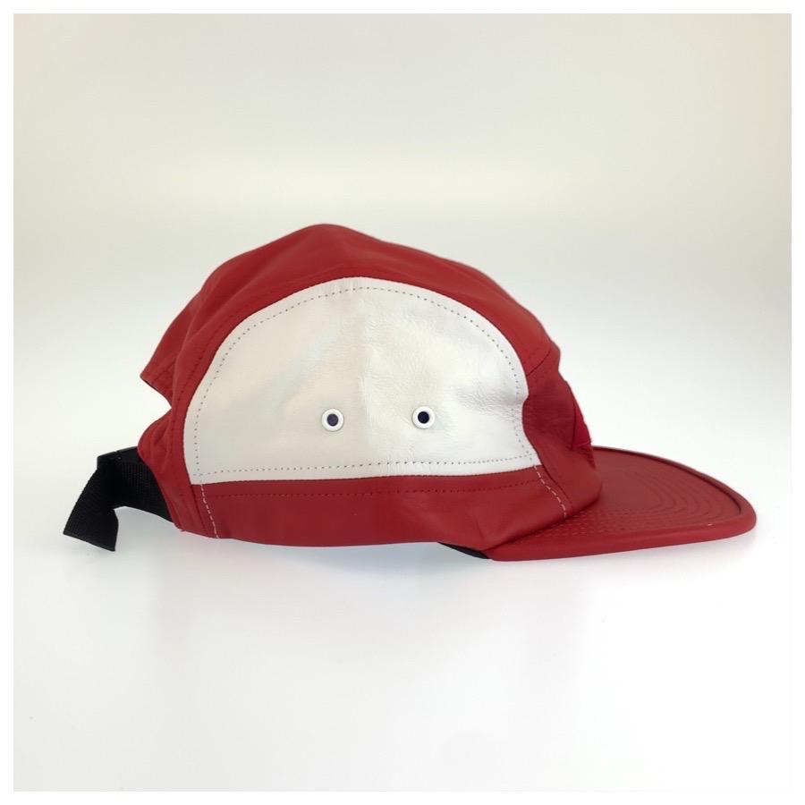 Supreme（シュプリーム） 超美品 2-Tone Leather Camp Cap レッド