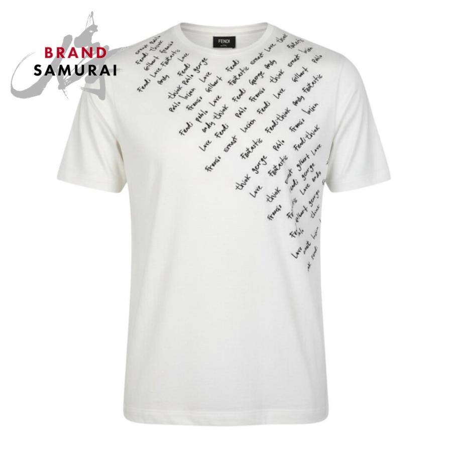 FENDI（フェンディ） クルーネックTシャツ エンブロイダリーTシャツ