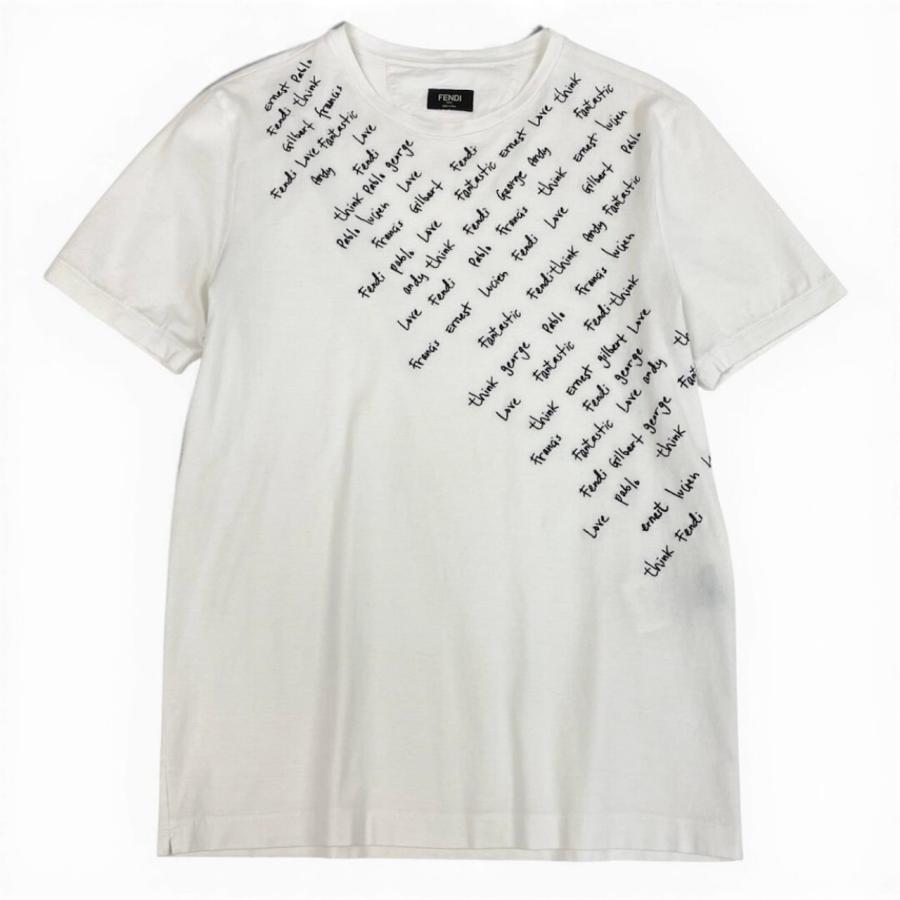 FENDI（フェンディ） クルーネックTシャツ エンブロイダリーTシャツ