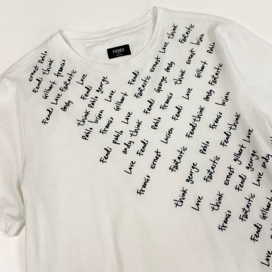 FENDI（フェンディ） クルーネックTシャツ エンブロイダリーTシャツ