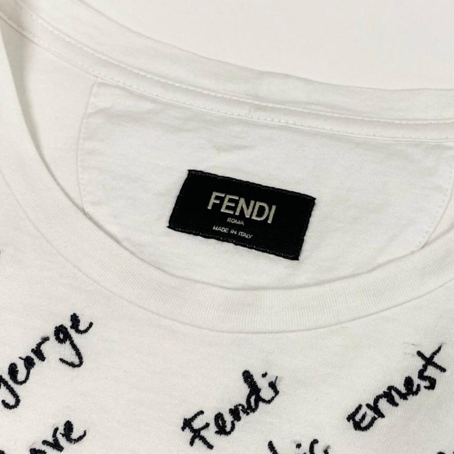 FENDI（フェンディ） クルーネックTシャツ エンブロイダリーTシャツ