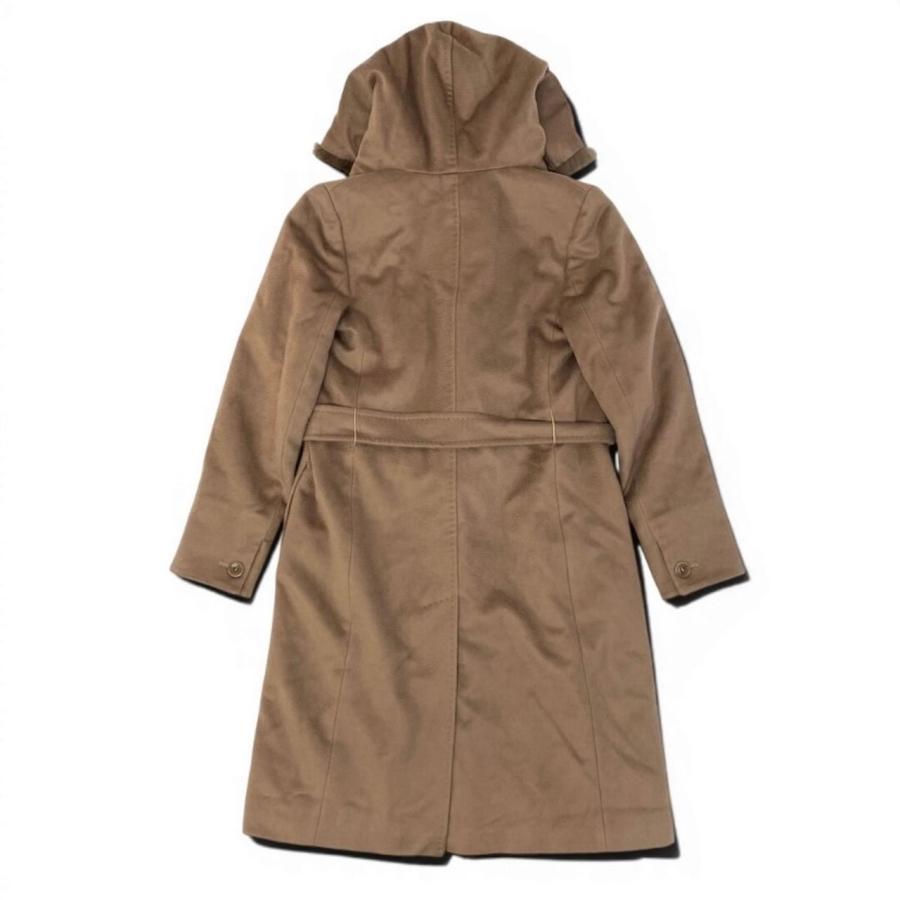 Max Mara（マックスマーラ） ブラウン アルパカ/ウール ファーコート 