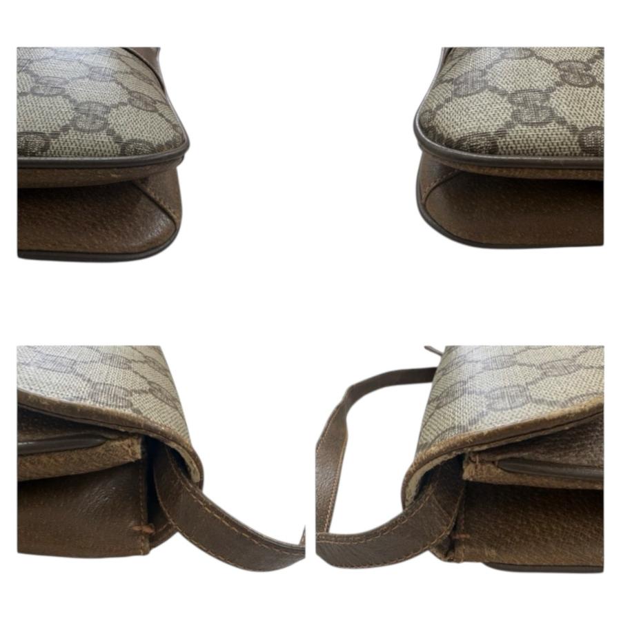 【希少】GUCCI オールドグッチ GGスプリーム ショルダーバッグ 本革 金具 GUCCI（グッチ） オールドグッチ GGスプリームキャンバス ブラウン