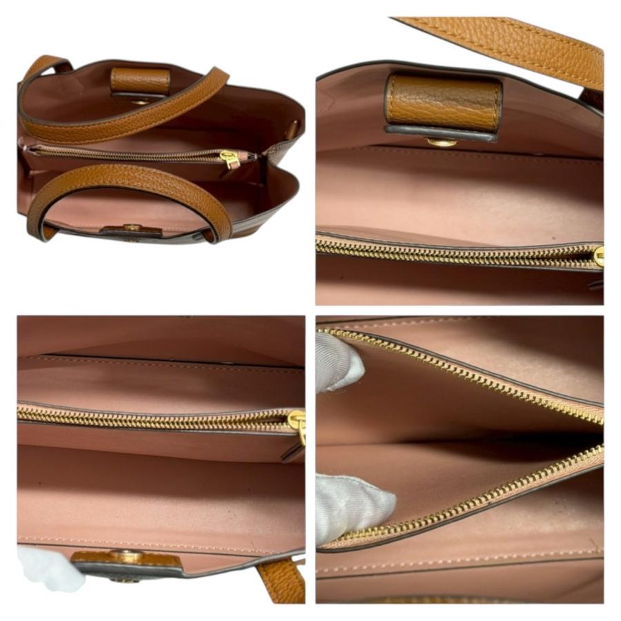 TORY BURCH（トリーバーチ） ブレイク ブラウン ゴールド金具 レザー