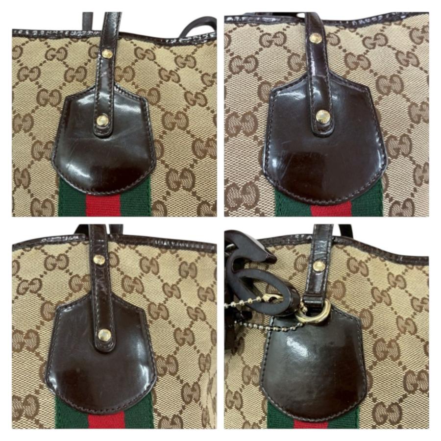 GUCCI（グッチ） シェリーライン ベージュ ゴールド金具 GGキャンバス 
