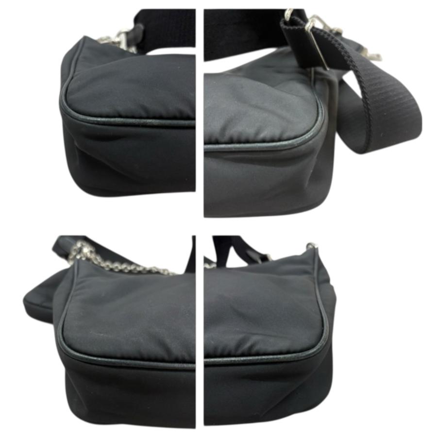 PRADA（プラダ） 美品 三角ロゴ ナイロン ショルダーバッグ レディース