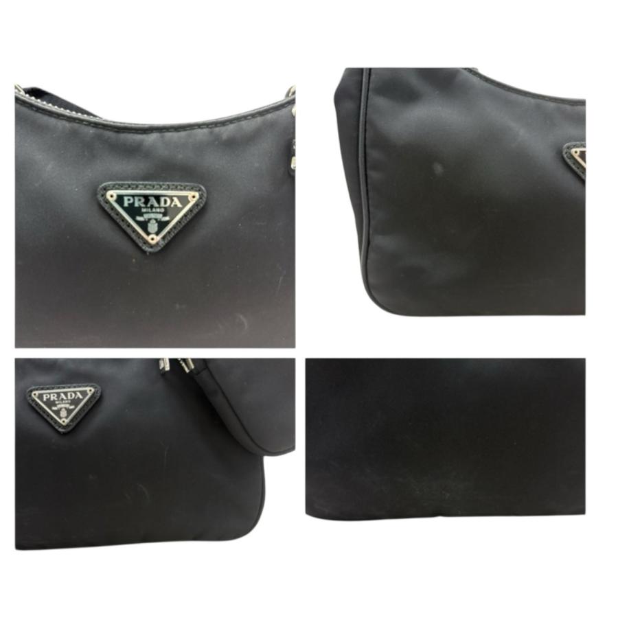 PRADA（プラダ） 美品 三角ロゴ ナイロン ショルダーバッグ レディース