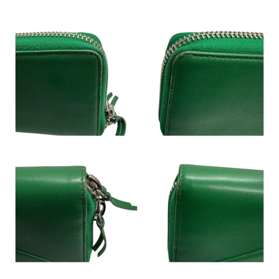 BALENCIAGA（バレンシアガ） 美品 ペーパー グリーン シルバー金具