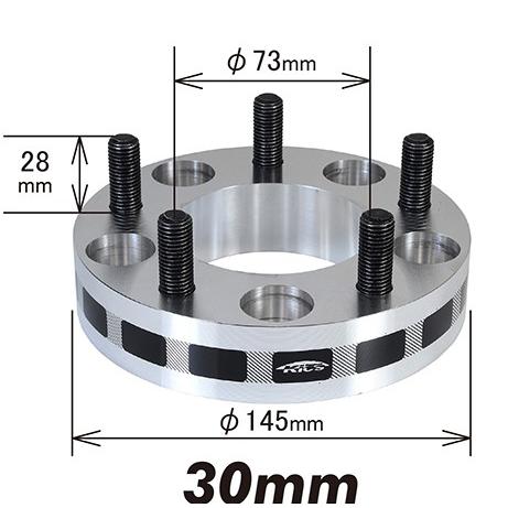 Kics キックス ワイドトレッドスペーサー 30mm 5H 100 M12-P1.5 5030W1 |  | 03