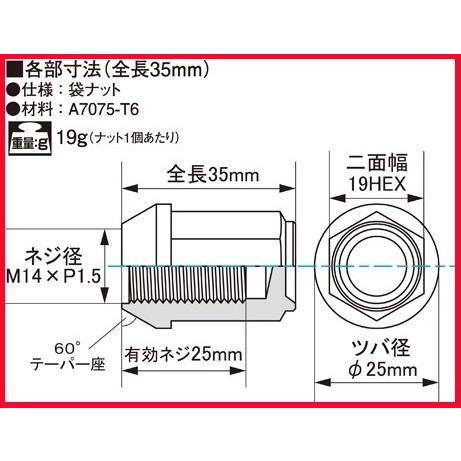 Kics レデューラ レーシング ナット 20個 ゴールド M14×P1.5 KIN4A 協永産業 |  | 01