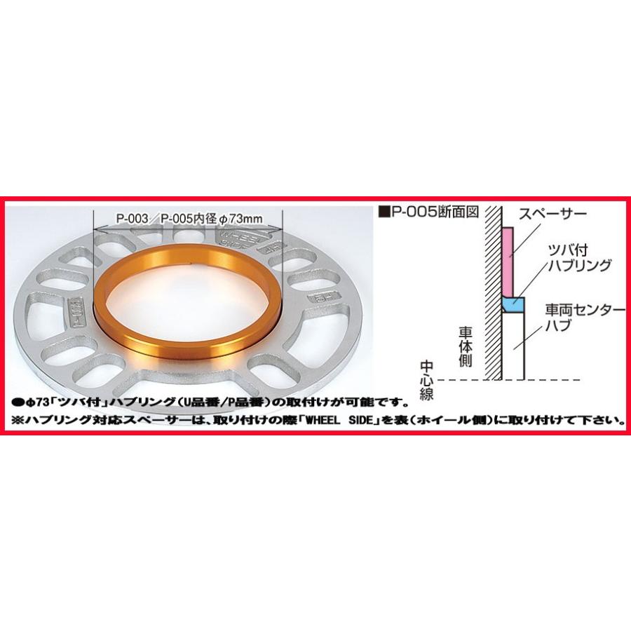 KYO-EI 汎用ホイールスペーサー 5mm 4H 5H PCD98 PCD100 PCD114.3 2枚入 P-005-2P 協永産業 :p-005- 2p:ループ - 通販 - Yahoo!ショッピング KYO-EI 汎用ホイールスペーサー 5mm 4H 5H PCD98 PCD100 PCD114.3 2枚入 P-005-2P 協永産業 :p-005- 2p:ループ - 通販 - Yahoo!ショッピング