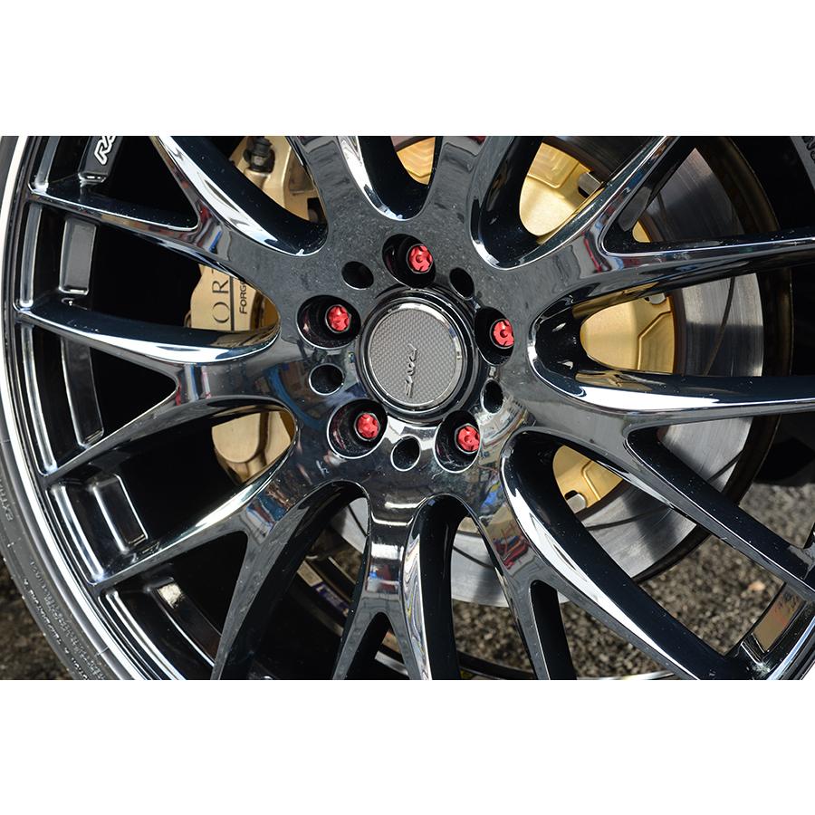 Kics レーシングコンポジット R40 アイコニックス ロック＆ナットセット M14×P1.25 ブラック/レッド RIA-15KR |  | 04