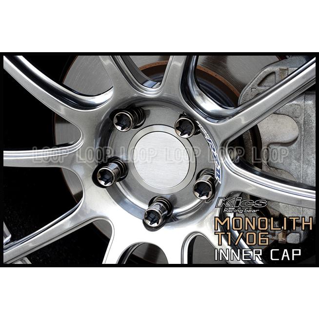 KYO-EI Kicsレーシングナット モノリス用 インナーキャップ CMF1K M12 ブラック　20個 |  | 02