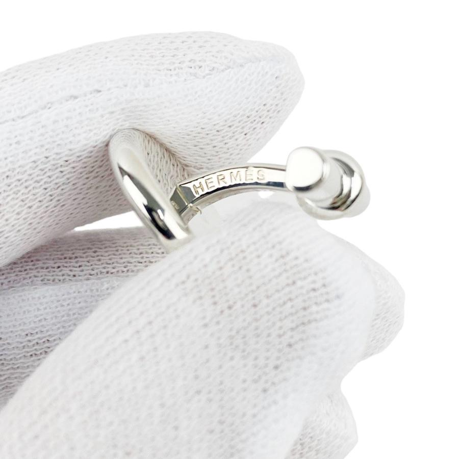 ◆SALE◆　■新同■磨き済■　エルメス カフス セリエ アクセサリー スーツ SV シルバー 箱 【103391】 |  | 06