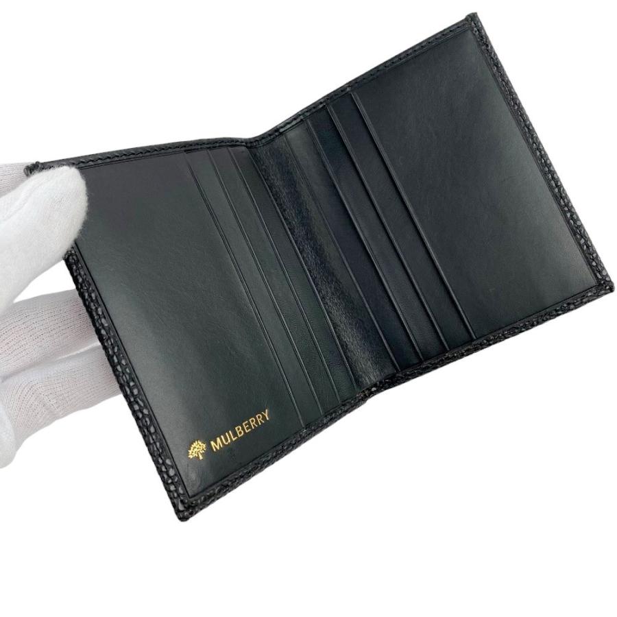 ▼値下げ▼　■未使用■　マルベリー 二つ折り 札入れ 財布 カードケース 型押し 箱 【107801】 ▽値下げ▽ □未使用□ マルベリー 二つ折り 札入れ 財布 カードケース