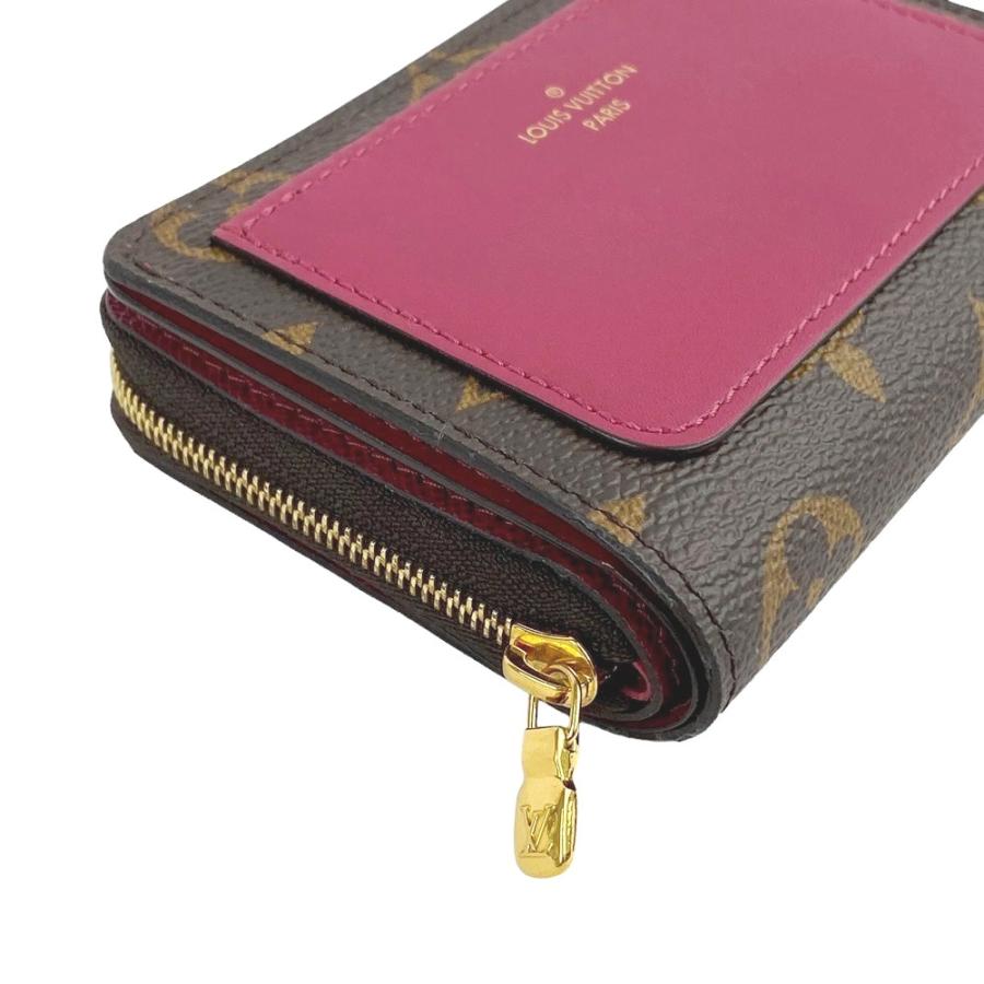 □新同□ ルイヴィトン ポルトフォイユ ルー 二つ折り 財布 モノグラム