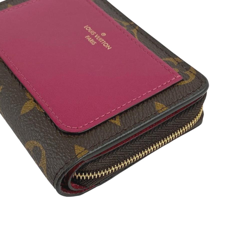□新同□ ルイヴィトン ポルトフォイユ ルー 二つ折り 財布 モノグラム