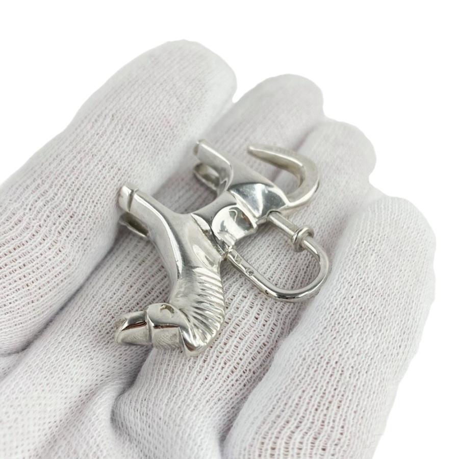 ▼値下げ▼　■新同■　エルメス カデナ ホース チャーム 馬 シュバル シルバー SV 【110627】 |  | 02