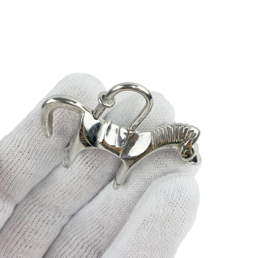 ▼値下げ▼　■新同■　エルメス カデナ ホース チャーム 馬 シュバル シルバー SV 【110627】 |  | 04