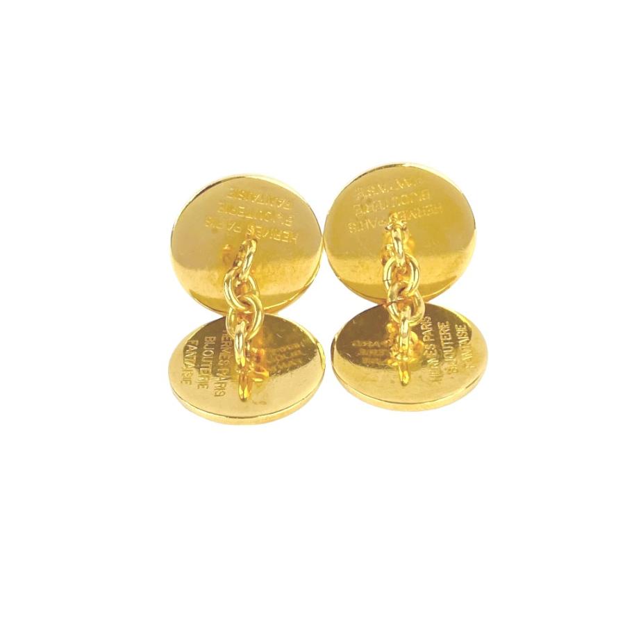 ▼値下げ▼　■美品■　エルメス カフス セリエ ボタン GP ゴールド 箱 【117107】 |  | 01