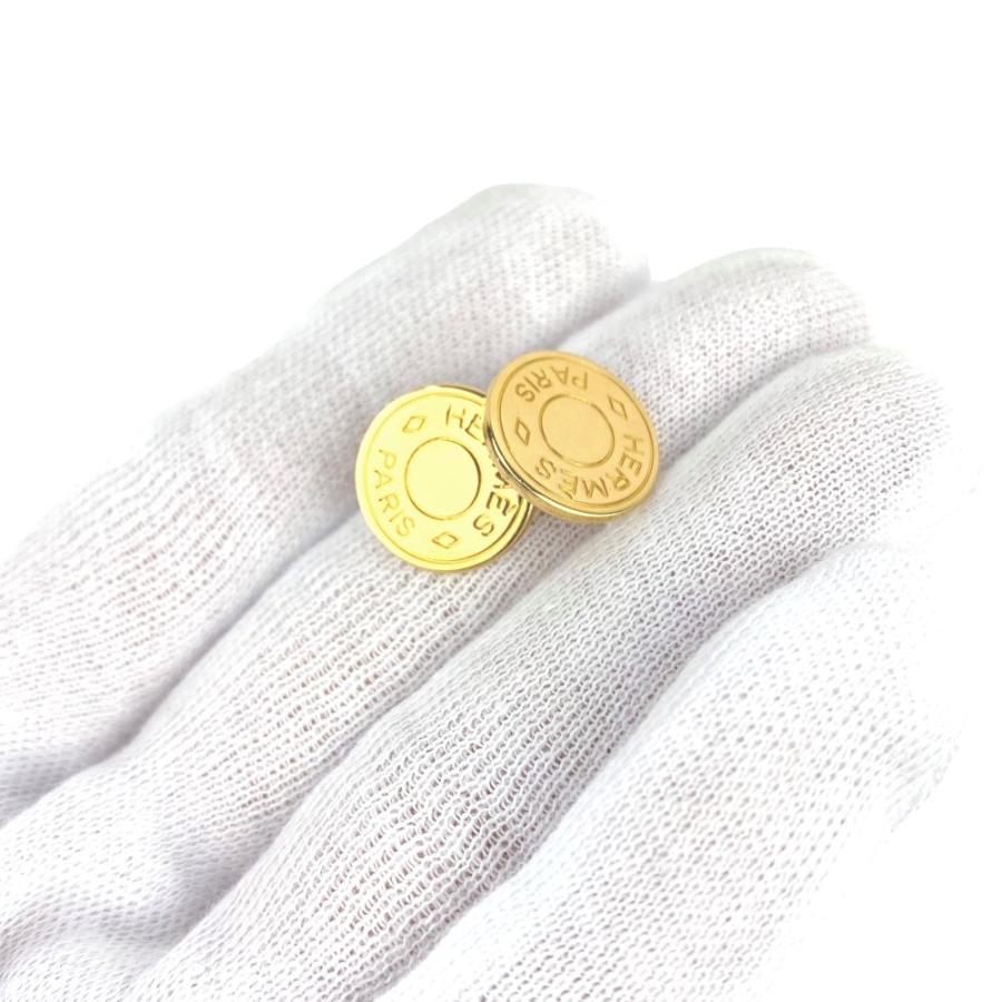 ▼値下げ▼　■美品■　エルメス カフス セリエ ボタン GP ゴールド 箱 【117107】 |  | 02
