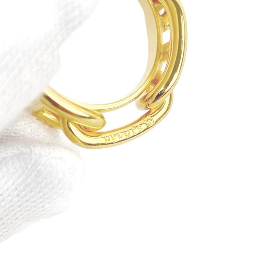 ▼値下げ▼　■未使用■　エルメス シェーヌダンクル スカーフ リング GP ゴールド 箱 【117138】 |  | 02