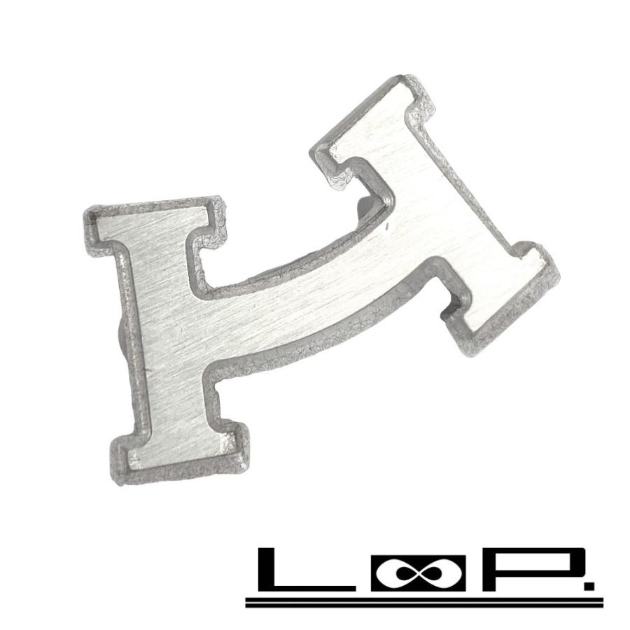■未使用■　エルメス H ロゴ スマイル モチーフ ピン ブローチ シルバー 箱 【123023】 | 