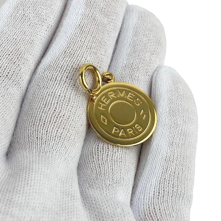 ■未使用■　エルメス セリエ ペンダント ネックレス トップ チャーム GP ゴールド 【124143】 |  | 05