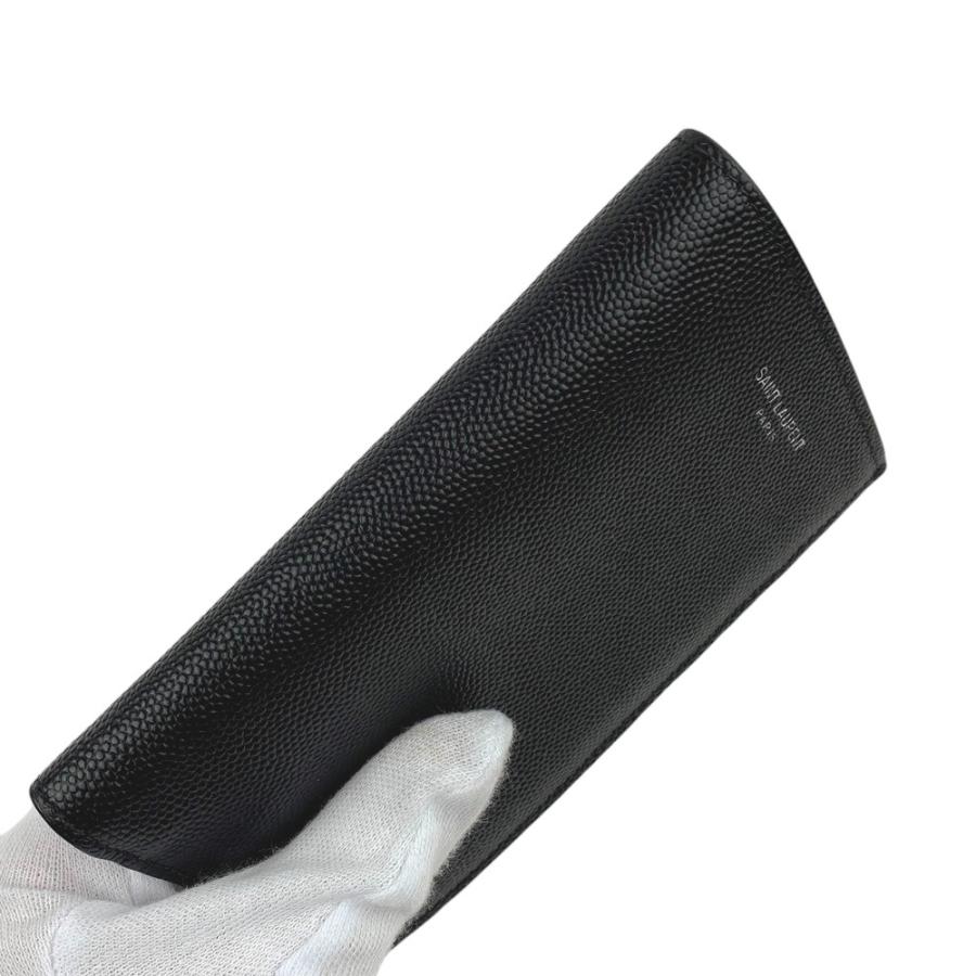 □美品□ サンローラン チェーン ウォレット 二つ折り 財布 レザー