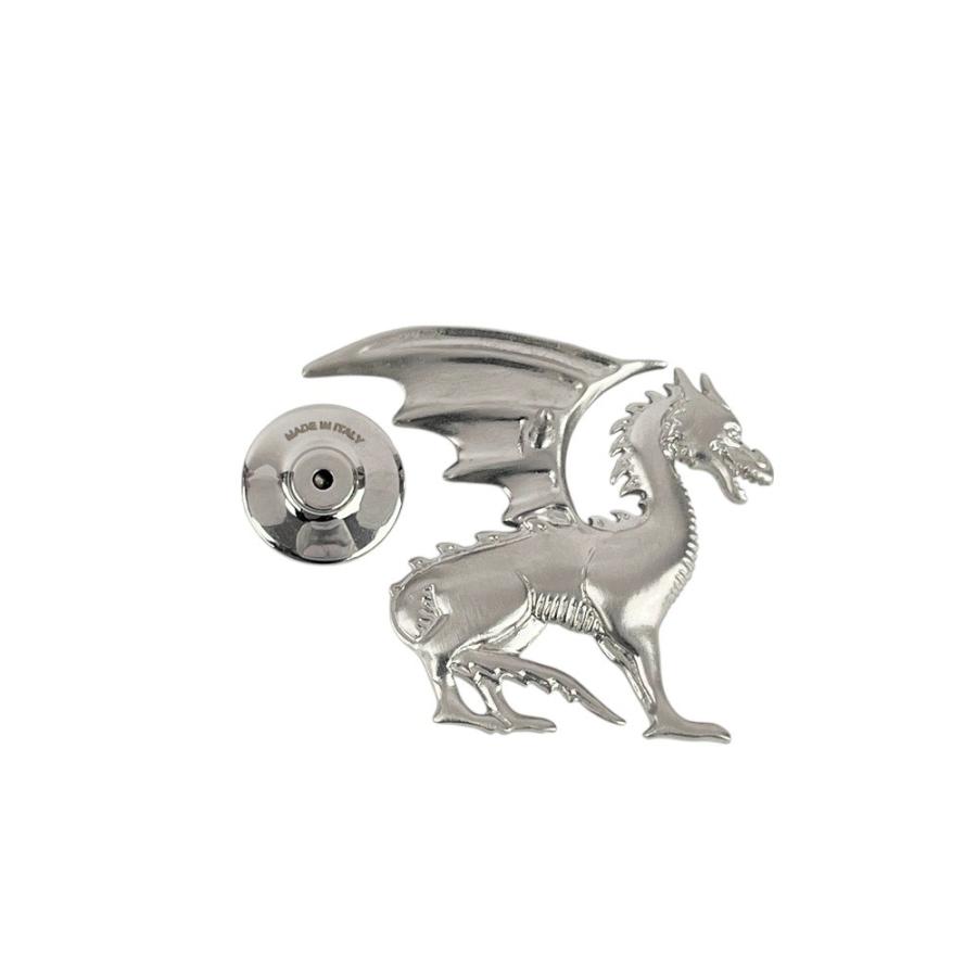 ■未使用■　エルメス タリスマン ピンブローチ ドラゴン 竜 シルバー メタル 箱【13014】2 |  | 06