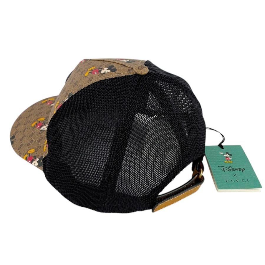 ■未使用■　グッチ 帽子 キャップ ミニGGスプリーム ミッキー ディズニー ブラウン 602979 #58 ＃M 【13680】6 |  | 02