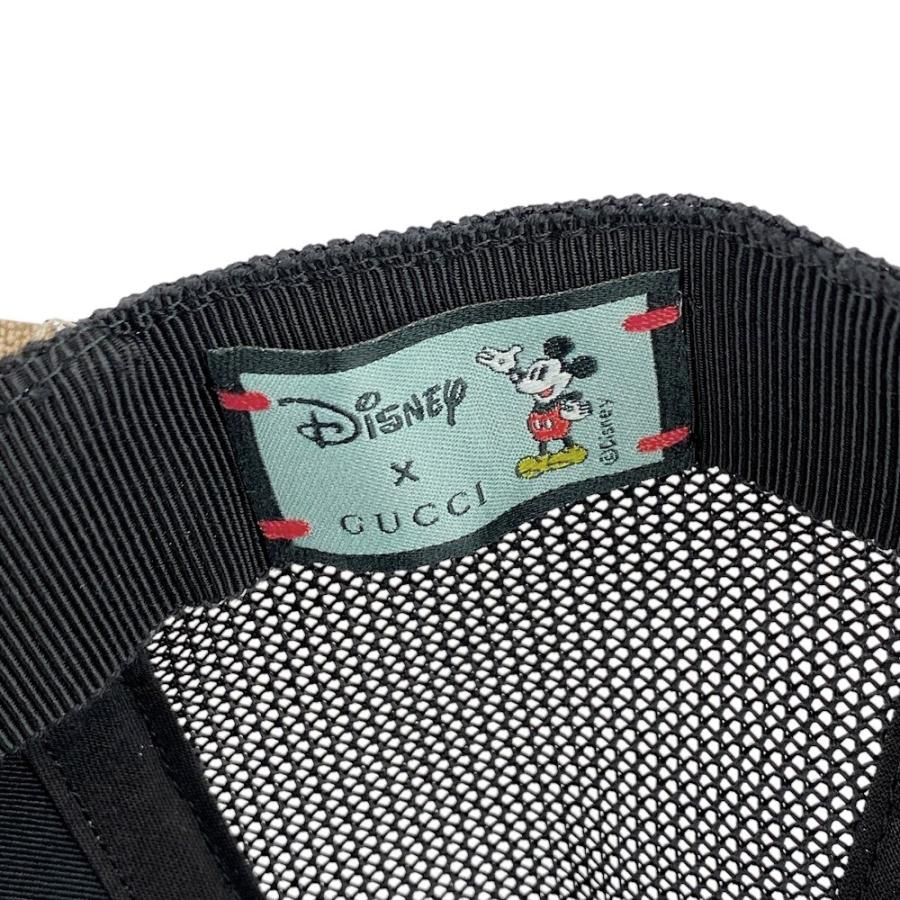 ■未使用■　グッチ 帽子 キャップ ミニGGスプリーム ミッキー ディズニー ブラウン 602979 #58 ＃M 【13680】6 |  | 07