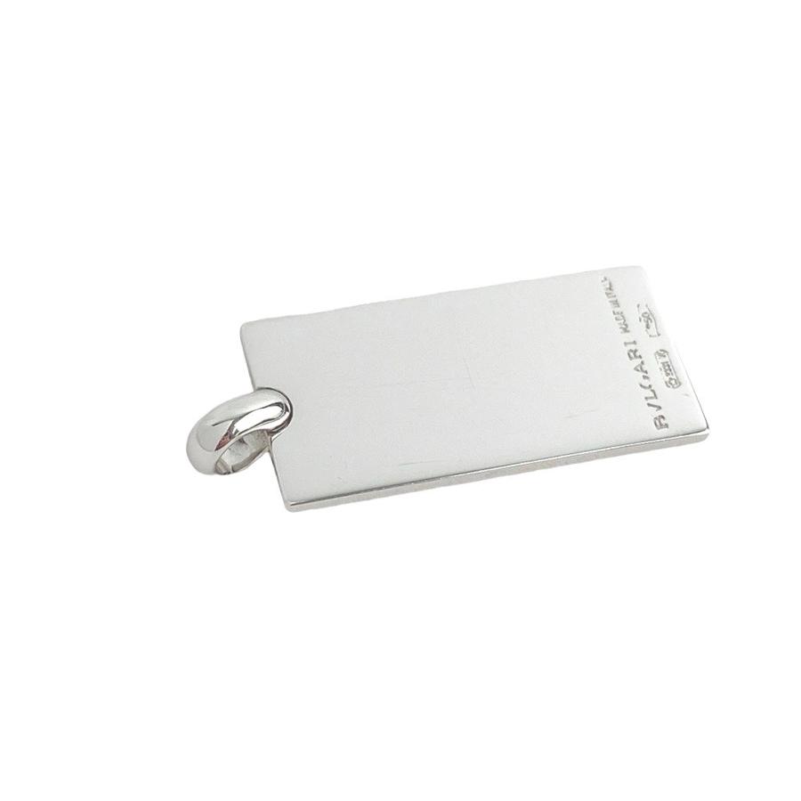 ■美品■　ブルガリ ペンダント トップ TOP ネックレス インゴット ホワイトゴールド K18 WG 【138171】 |  | 01