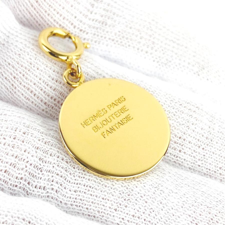 ■新同■　 エルメス セリエ チャーム トップ アクセサリー ネックレス ペンダント ゴールド GP 【142994】 |  | 04