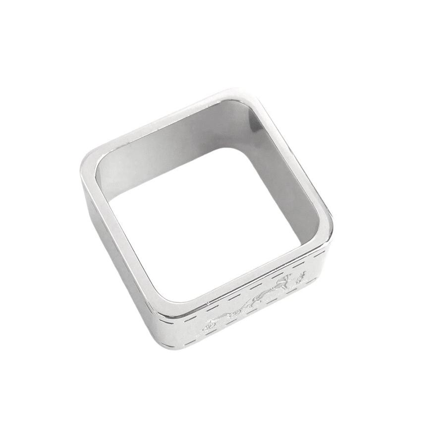 ■新同■　エルメス ボルデュック スカーフリング シルバー SS 箱【143014】 |  | 05