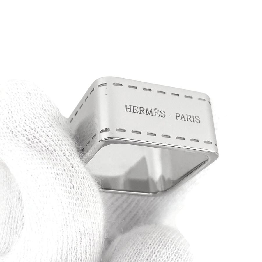 ■新同■　エルメス ボルデュック スカーフリング シルバー SS 箱【143014】 |  | 08