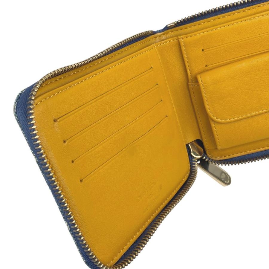 □新同□ ルイヴィトン ミニ ジッピー ウォレット コンパクト 二つ折り