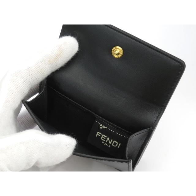 ▼値下げ▼■新同■　フェンディ ROMA マイクロ コンパクトウォレット 三つ折り 財布 カーフ 8M0395 箱 【15885】 ▽値下げ▽□新同□ フェンディ ROMA マイクロ コンパクトウォレット