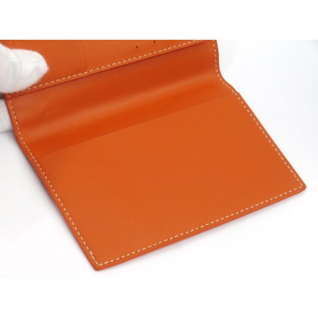 ■美品■　ゴヤール パスポートケース カード 入れ 旅行 トラベル オレンジ レザー 【16431】 |  | 08
