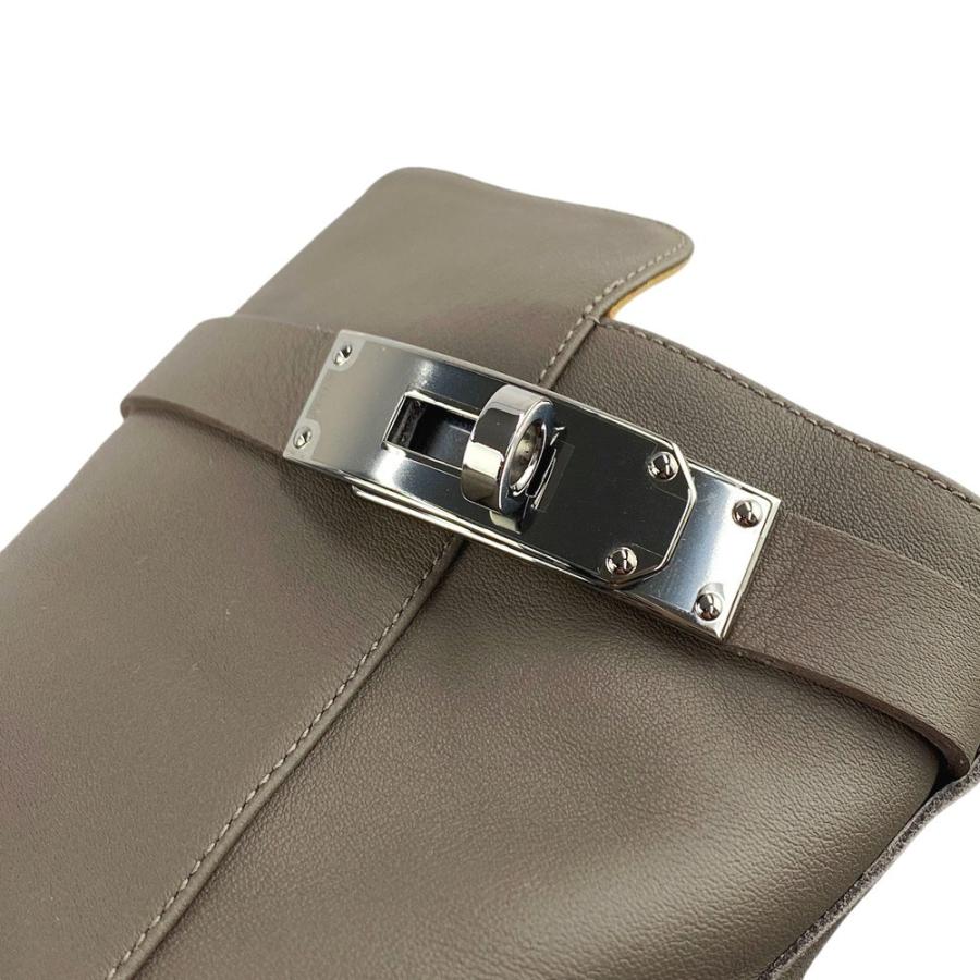 ■美品■　エルメス ジュウーズ ショート ブーツ ルテニウム フレンチケリー エタン #36 1/2 箱 【169823】◇