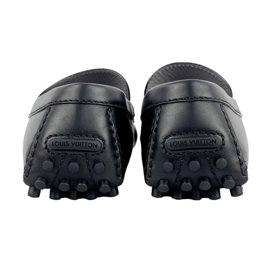 ◆SALE◆　■美品■　ルイヴィトン ホッケンハイム ライン ローファー 靴 メンズ レザー ノワール #7.5 【176067】 ◇SALE◇ □美品□ ルイヴィトン ホッケンハイム ライン ローファー 靴