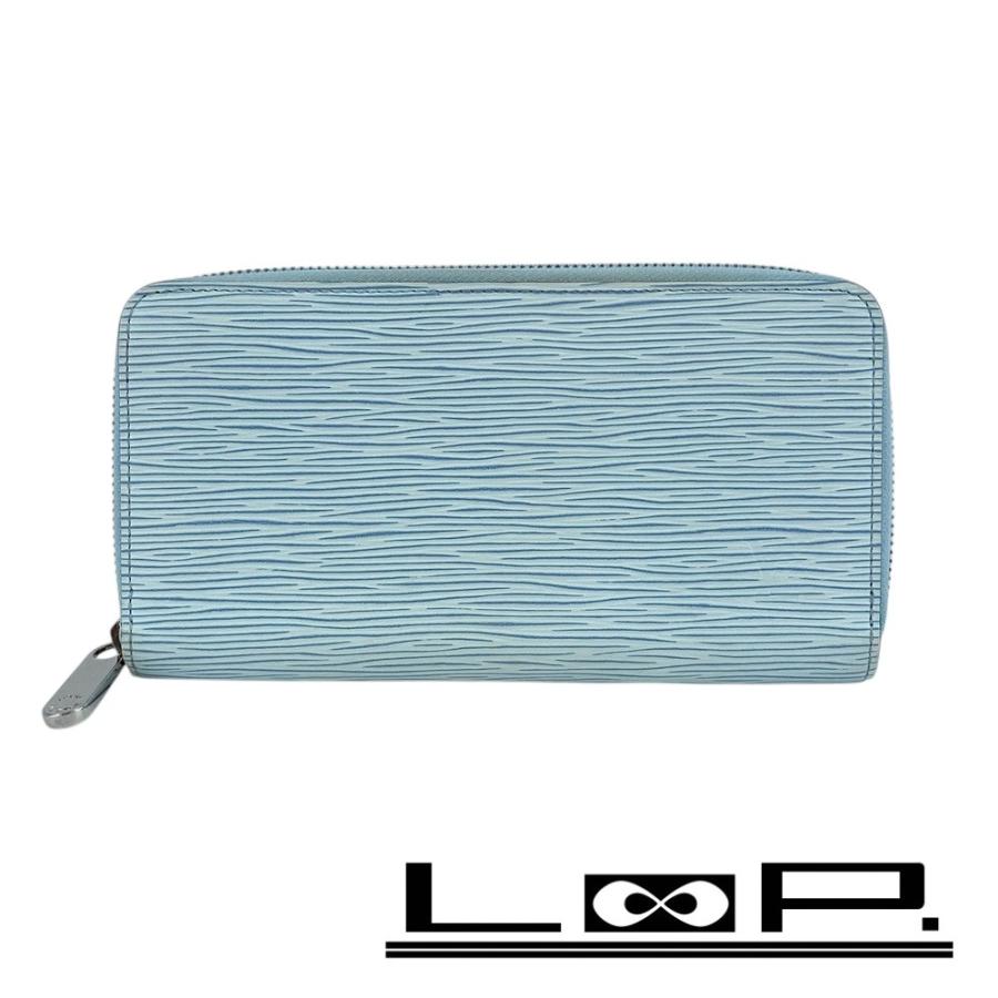 【美品】LOUIS VUITTON エピ 長財布 ブルー ヴィトン メンズ財布 LOUIS VUITTON ルイ・ヴィトン ポルトフォイユ ブラザ エピ