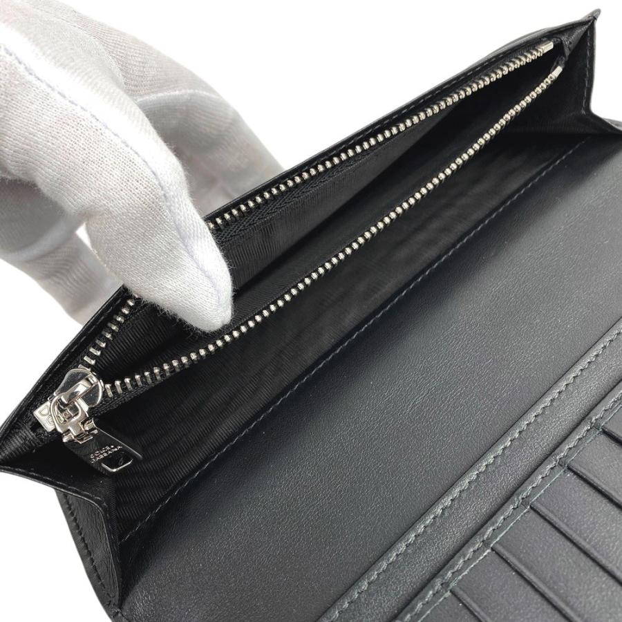 □未使用□ ドルチェ＆ガッパーナ ドルガバ エンボスロゴ 長財布 二  