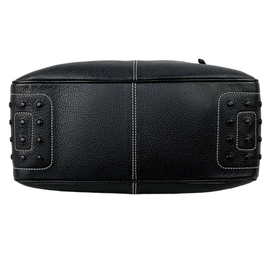 ☆未使用品☆トッズ ワンショルダーバッグ ナイロン 黒 トッズ TOD'S ロゴプレート ショルダーバッグ ワンショルダー ナイロン